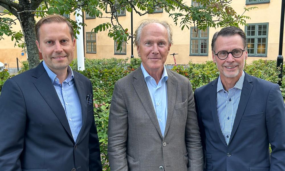 Från vänster; Niklas Lindberg, Peter Philip och Carl-Otto Ohlsson. Från vänster; Niklas Lindberg, Peter Philip och Carl-Otto Ohlsson.