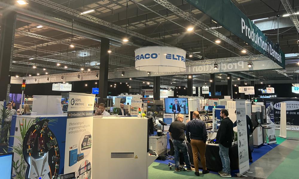 Første dag på elektronikmessen i Odense, E-24. Første dag på elektronikmessen i Odense, E-24.