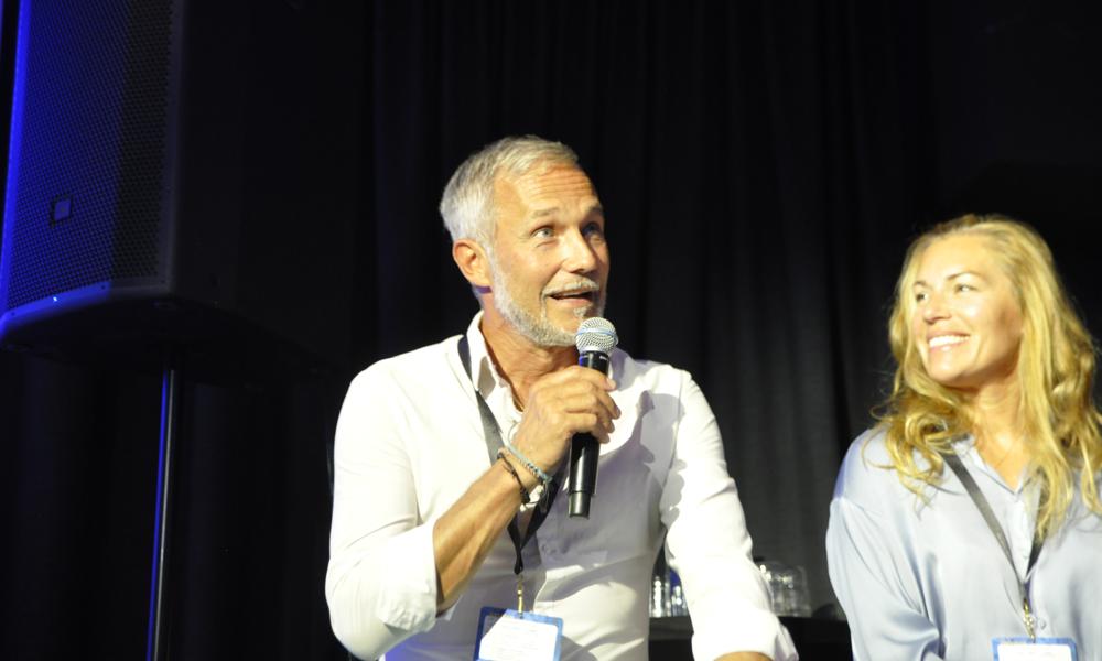 Markus Wahlgren, stormarknadschef Stora Coop Visby, diskuterade AI. Markus Wahlgren, stormarknadschef Stora Coop Visby, diskuterade AI.