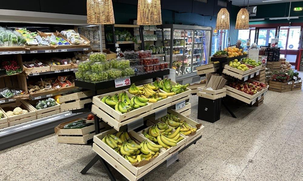 Frukt- och gröntavdelningen på Tempo Gullbrandstorp. Frukt- och gröntavdelningen på Tempo Gullbrandstorp.