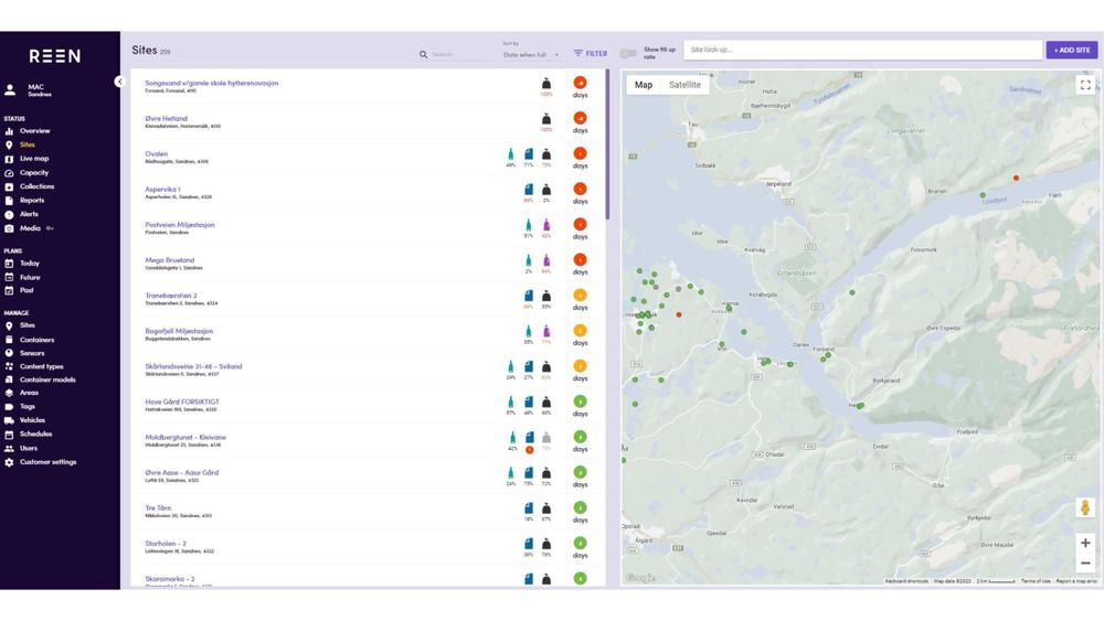 En skärmdump från systemet. En skärmdump från systemet.
