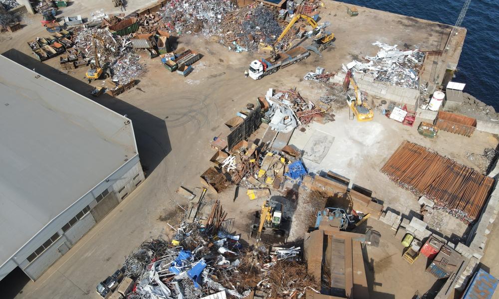 Mye: Det er ikke småtterier Stena Recycling håndterer i løpet av et år. Mye: Det er ikke småtterier Stena Recycling håndterer i løpet av et år.