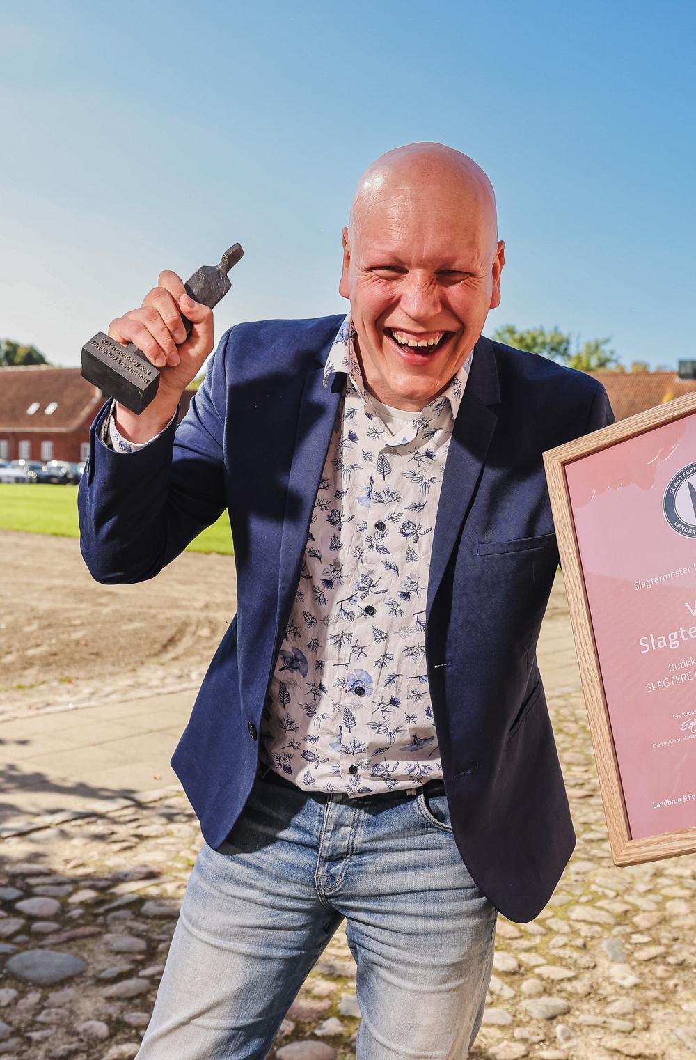 Slagtermester Lennart Ilkær Therkelsen fra Bilka i Vejle, vinder i kategorien Slagtermester Lennart Ilkær Therkelsen fra Bilka i Vejle, vinder i kategorien