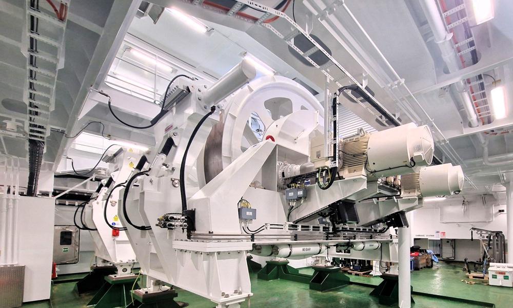 Store forhold: Det er store elementer som skal inn i skipet som nå skal bygges om ved Green Yard Kleven Store forhold: Det er store elementer som skal inn i skipet som nå skal bygges om ved Green Yard Kleven