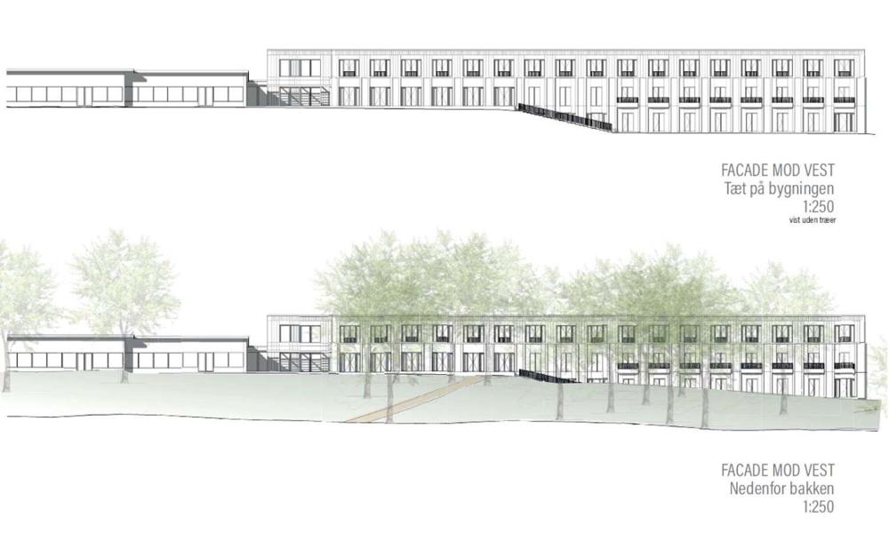 Sådan kunne Hotel Kalvø have taget sig ud, hvis det var blevet en realitet. I stedet forbliver det ved stregerne. Sådan kunne Hotel Kalvø have taget sig ud, hvis det var blevet en realitet. I stedet forbliver det ved stregerne.