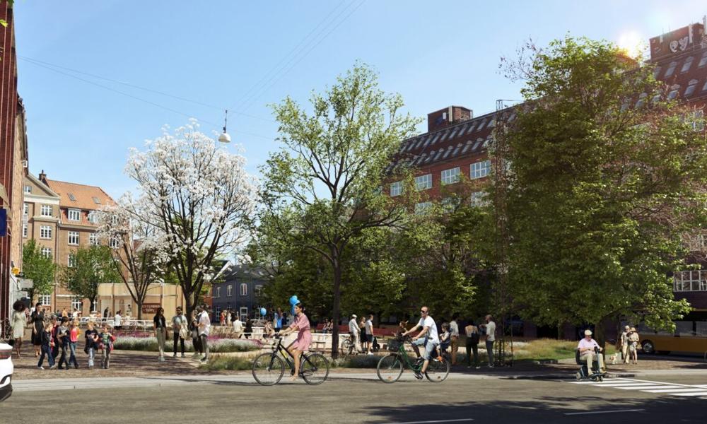 Vesterbro Torv skal indrettes med hensyn til blandt andet cyklister og bustrafik. Vesterbro Torv skal indrettes med hensyn til blandt andet cyklister og bustrafik.