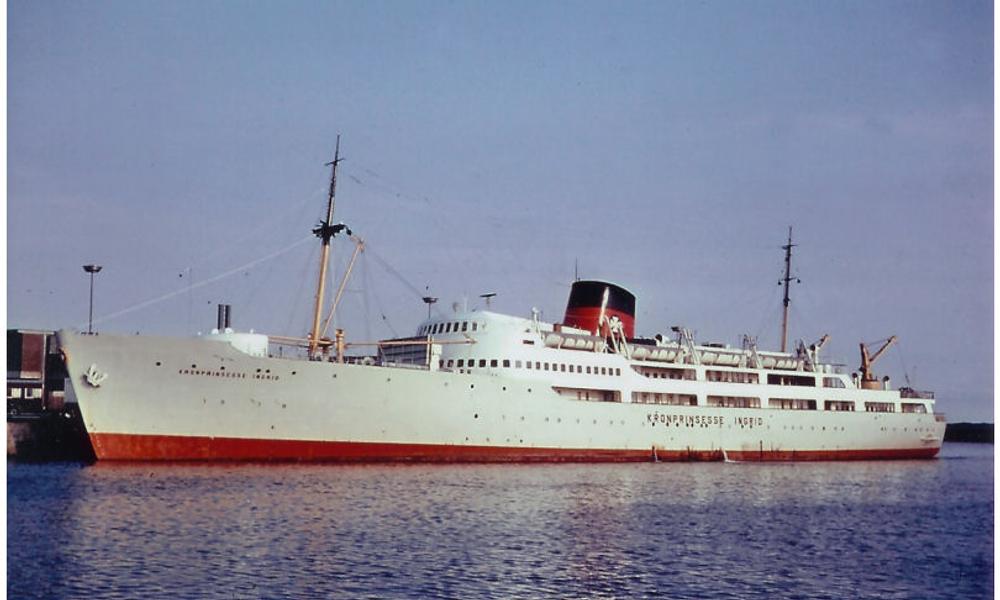 'Kronprinsesse Ingrid'. Arkivfoto 'Kronprinsesse Ingrid'. Arkivfoto