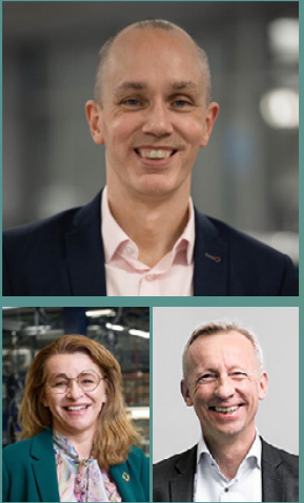 Bilden ovan; Stefan Christiernin (Volvo Cars) och nedan Binella Vannesjö (AnVa Industries) och Peter Mayer (Adigo Drives). Bilden ovan; Stefan Christiernin (Volvo Cars) och nedan Binella Vannesjö (AnVa Industries) och Peter Mayer (Adigo Drives).
