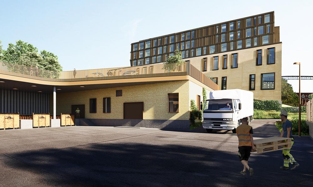 Den nye logistikfunktion ved Regionshospitalet Viborg opføres af MT Højgaard. Den nye logistikfunktion ved Regionshospitalet Viborg opføres af MT Højgaard.