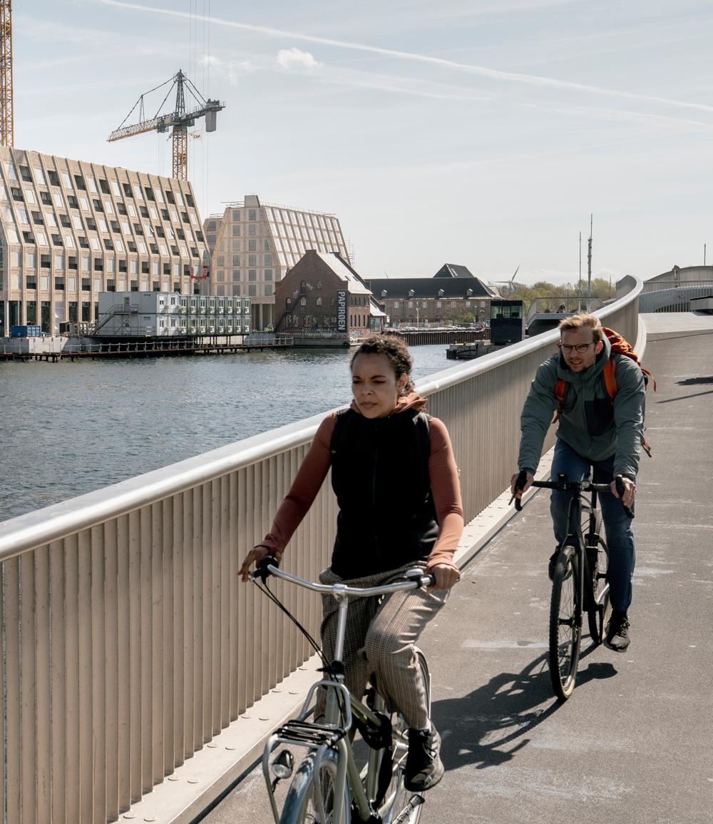 Boligernes arkitektur er udført af Cobe, hvor man har hentet inspiration af Christianshavns pakhuse og gavlprofiler. Boligernes arkitektur er udført af Cobe, hvor man har hentet inspiration af Christianshavns pakhuse og gavlprofiler.