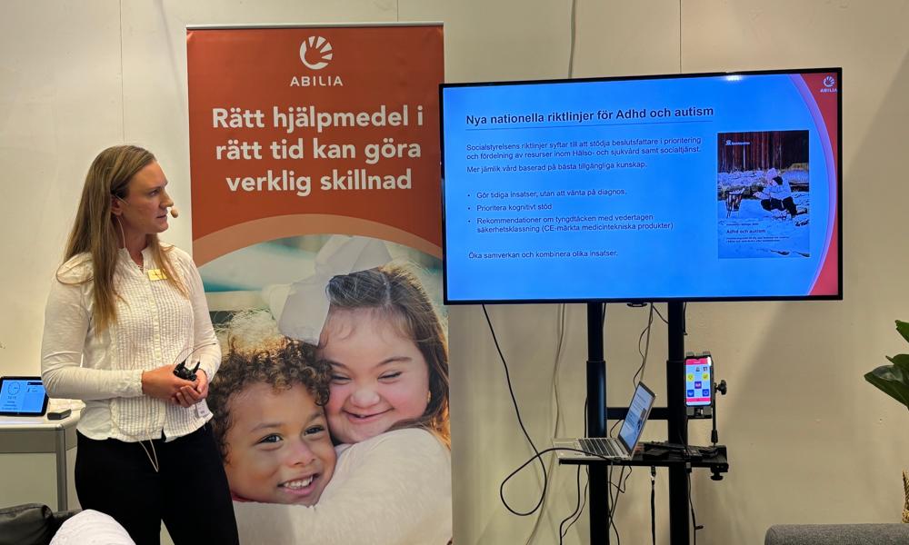 Abilia höll i en workshop på mässan. Abilia höll i en workshop på mässan.