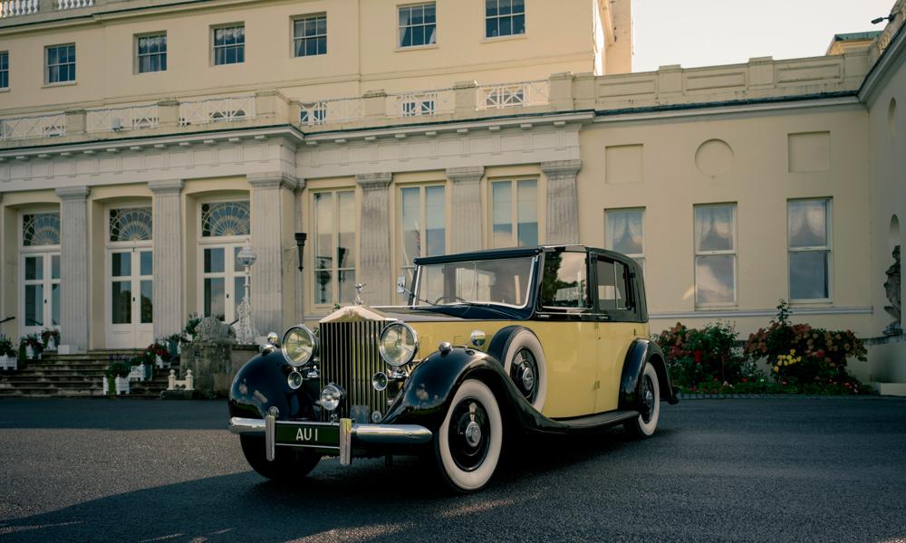 1937 Phantom III Sedanca de Ville var den bil som användes i Goldfinger. 1937 Phantom III Sedanca de Ville var den bil som användes i Goldfinger.
