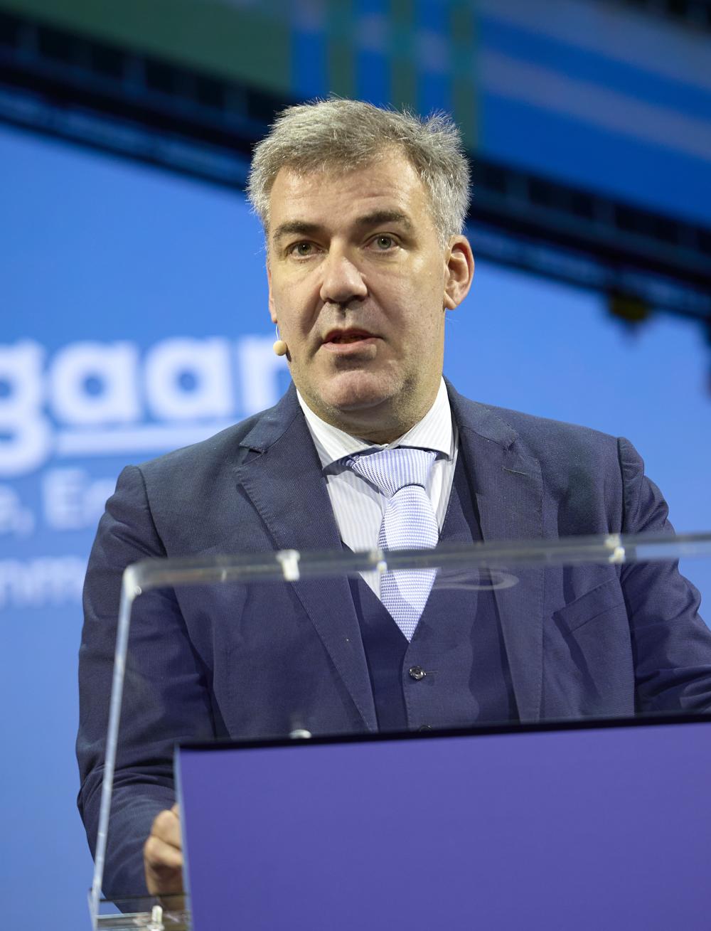 Startskuddet til Thor Havvindmøllepark er en milepæl, mener energiminister Lars Aagaard. Startskuddet til Thor Havvindmøllepark er en milepæl, mener energiminister Lars Aagaard.
