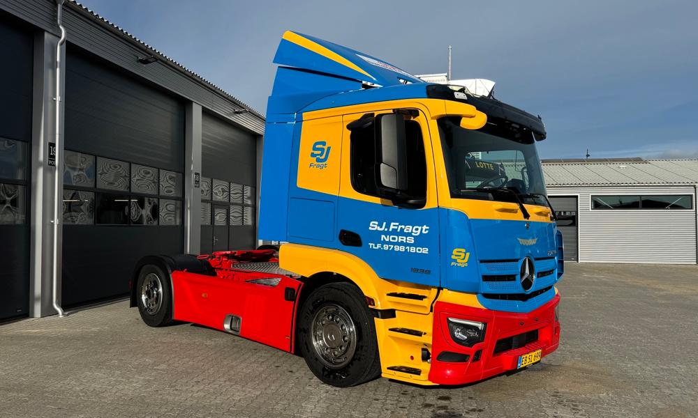 To x Mercedes-Benz Actros 1836 til SJ Fragt, Nors. To x Mercedes-Benz Actros 1836 til SJ Fragt, Nors.