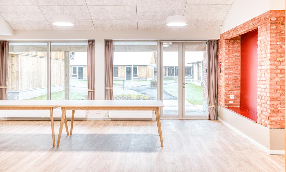 Arkitekturen, som Cubo Arkitekter står bag, integrerer en række velfærdsteknologiske løsninger i både boliger og fællesarealer. Arkitekturen, som Cubo Arkitekter står bag, integrerer en række velfærdsteknologiske løsninger i både boliger og fællesarealer.