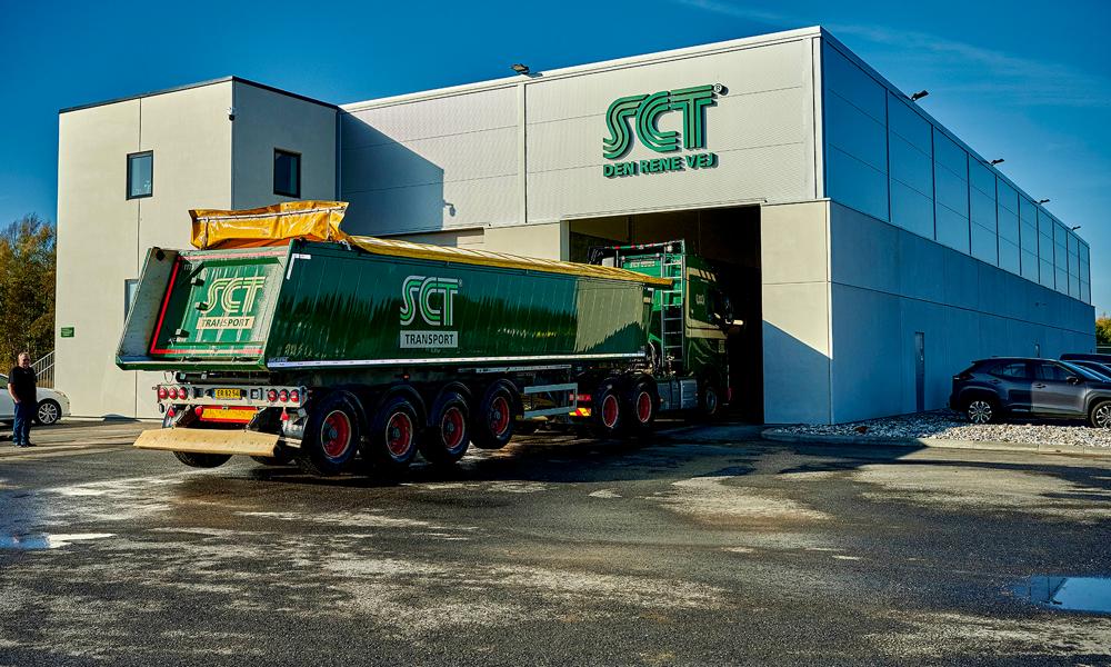 Vaskehal hos SCT Transport i Allerød. Vaskehal hos SCT Transport i Allerød.