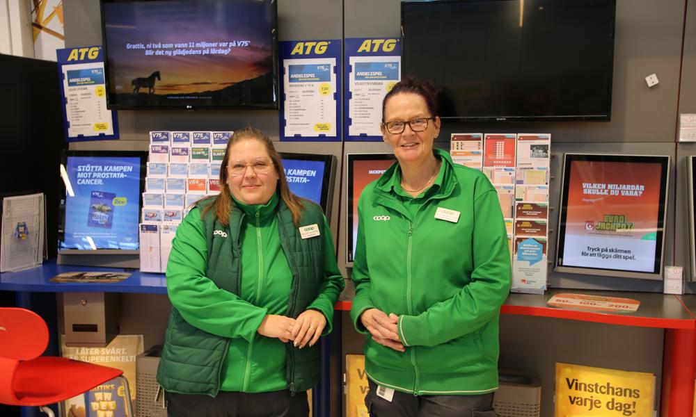 Elsa Nilsson, försäljningsledare kundflöde, och Zandra Asterhag, säljchef kundflöde, på Stora Coop Bromma som ligger 500 meter från Solvalla. Elsa Nilsson, försäljningsledare kundflöde, och Zandra Asterhag, säljchef kundflöde, på Stora Coop Bromma som ligger 500 meter från Solvalla.