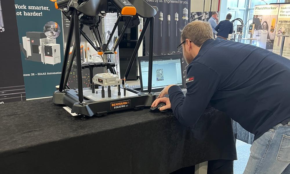Renishaw mätutrustning i montern på Metal Inspiration Days 2024. Renishaw mätutrustning i montern på Metal Inspiration Days 2024.
