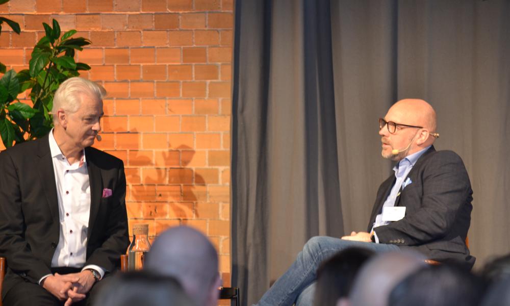 Mattias Philipsson, Svensk Plaståtervinning i samtal med Per-Stefan Gersbro. Mattias Philipsson, Svensk Plaståtervinning i samtal med Per-Stefan Gersbro.