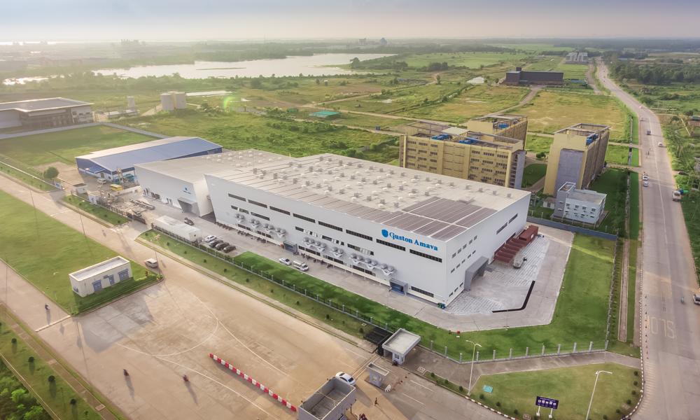 En av Blåkläders fabriker med certifikatet Leed Platinum ligger Guston Amava i Myanmar, En av Blåkläders fabriker med certifikatet Leed Platinum ligger Guston Amava i Myanmar,