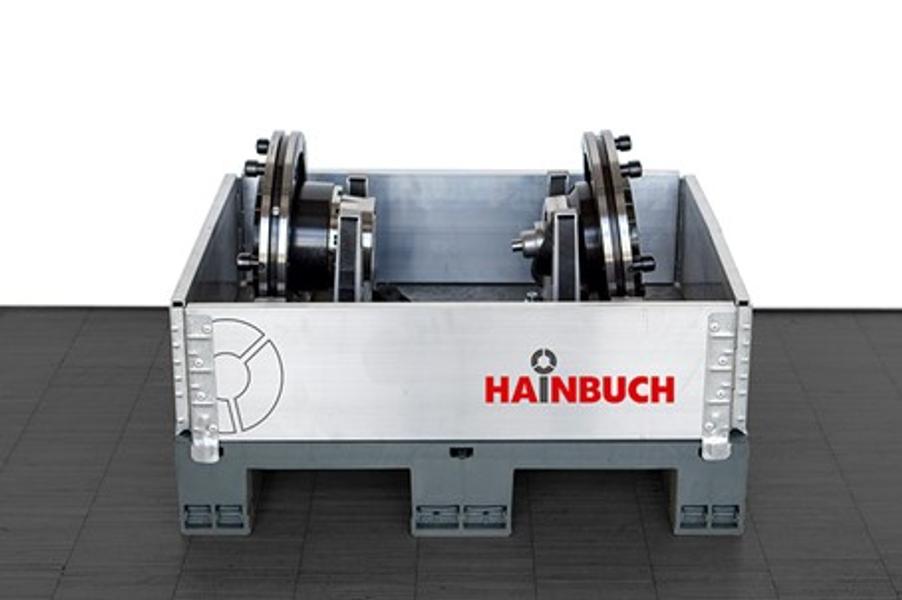 Oppbevaring av oppspennings utstyr på Hainbuch Handling Line pallen. Oppbevaring av oppspennings utstyr på Hainbuch Handling Line pallen.