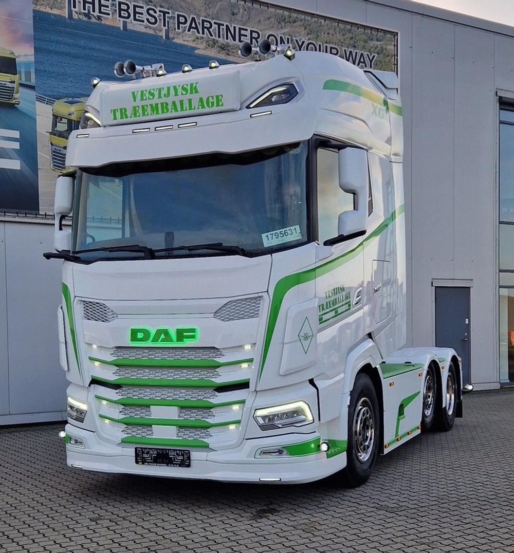 DAF XG+ 530 FTG til Vestjysk Træemballage. DAF XG+ 530 FTG til Vestjysk Træemballage.