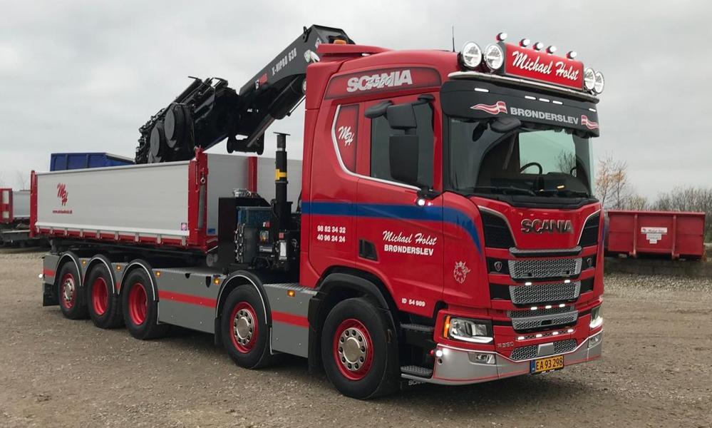 Scania R 560 til Michael Holst i Brønderslev. Scania R 560 til Michael Holst i Brønderslev.