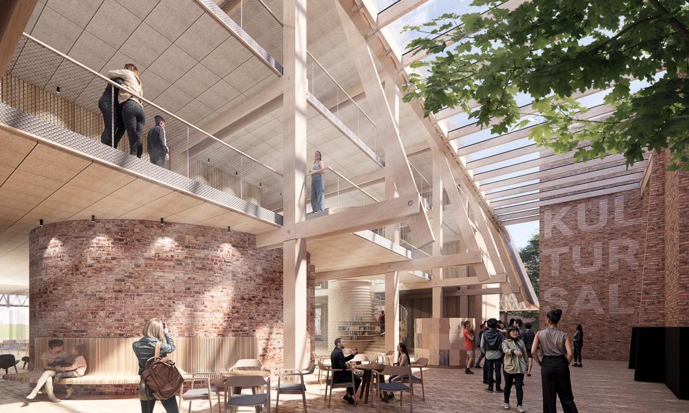 Torvet i det nye kulturhus Torvet i det nye kulturhus