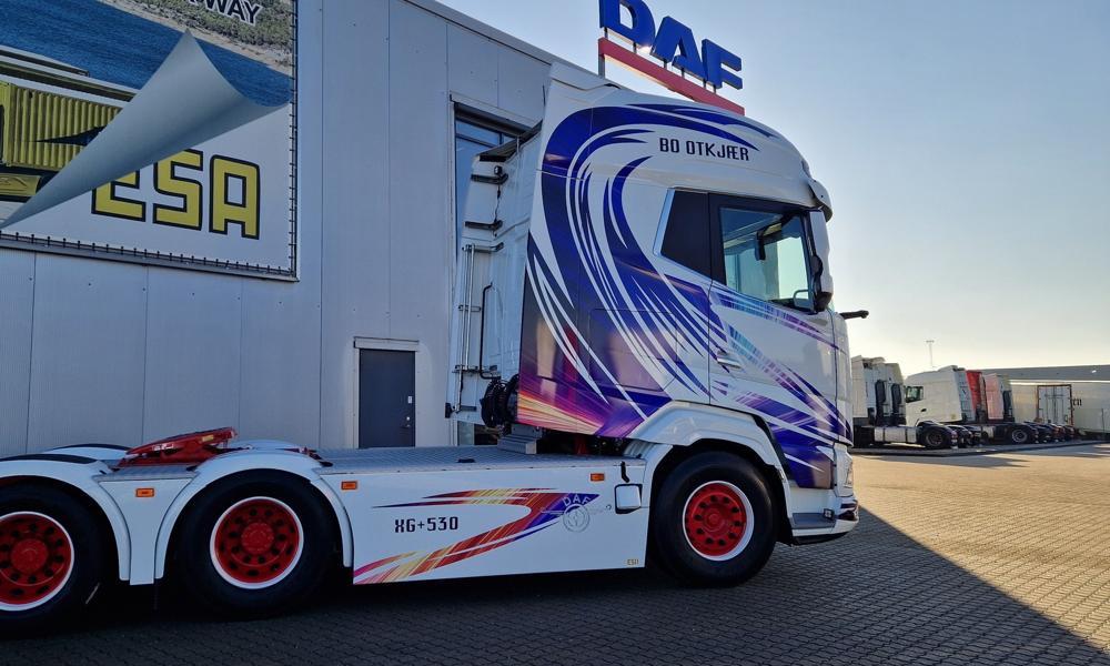 DAF XG+ 530 FTS 6x2 til Bo Otkjær. DAF XG+ 530 FTS 6x2 til Bo Otkjær.