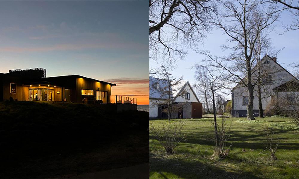 Till vänster Årets affärskrog Fyn och till höger Årets resmål Vyn. Till vänster Årets affärskrog Fyn och till höger Årets resmål Vyn.