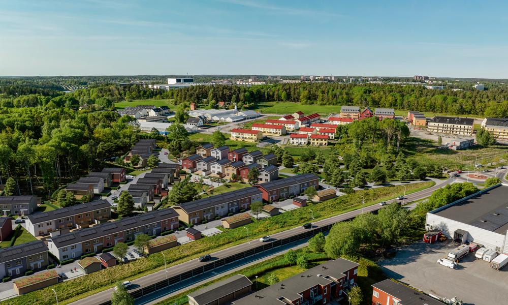 Visionsbild: Fjärilshusen Visionsbild: Fjärilshusen
