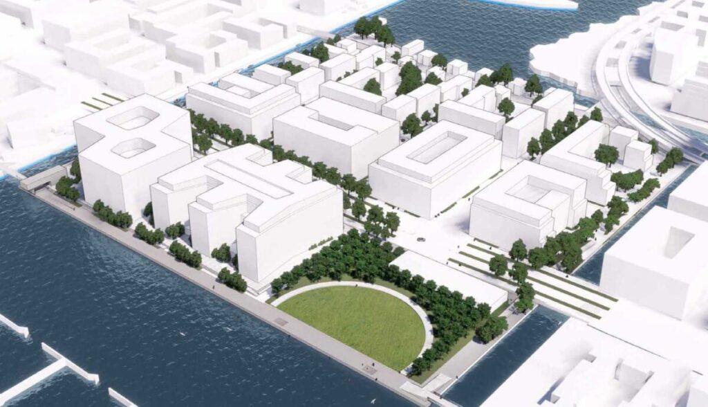 Kranparken i Nordhavn i København
