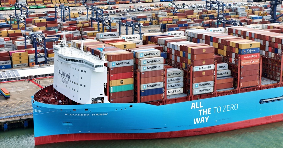 Mærsk: Fragtprisen på en container er faldet med over en femtedel på ...