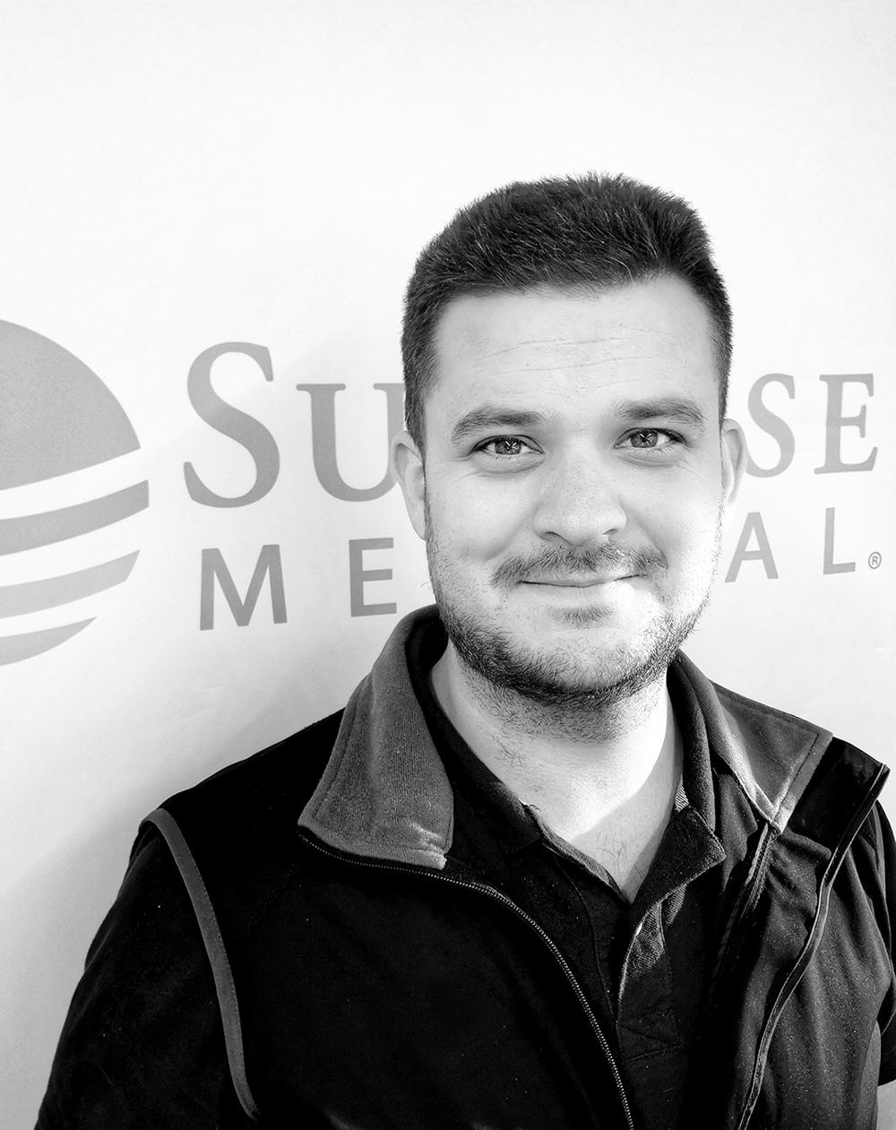Peter Bjurling, produktspecialist på Sunrise Medical. Peter Bjurling, produktspecialist på Sunrise Medical.