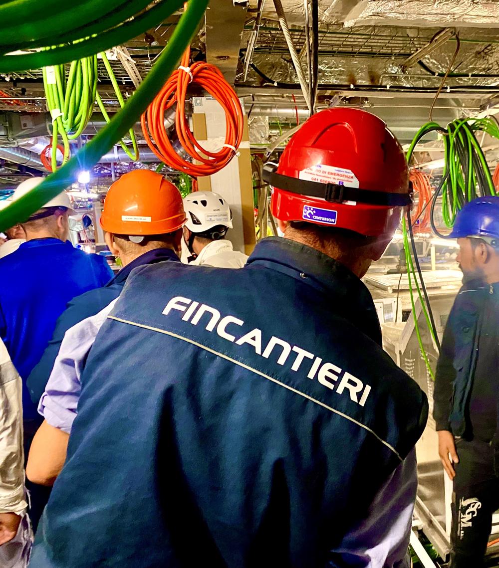 Næste skud på stammen af Prima-serien fra Norwegian Cruise Line tager form på Fincantieri-værftet i Venedig. Næste skud på stammen af Prima-serien fra Norwegian Cruise Line tager form på Fincantieri-værftet i Venedig.