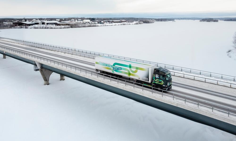 Mercedes-Benz Trucks eActros 600 Wintertesting 2025. Mercedes-Benz Trucks eActros 600 Wintertesting 2025.