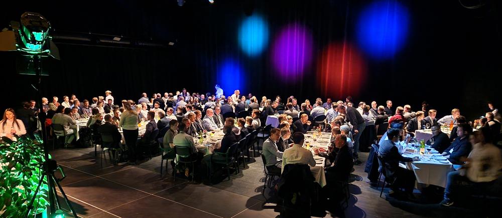 Fra fellesmiddag under NCAM 2024 i Hammerfest. Fra fellesmiddag under NCAM 2024 i Hammerfest.