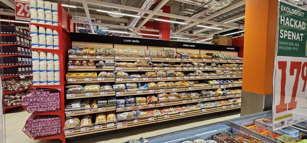 Brödavdelningen på Willys Hemma Oxie Centrum Brödavdelningen på Willys Hemma Oxie Centrum