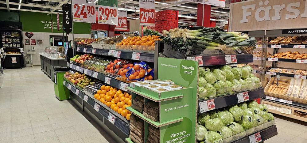 Frukt- och gröntavdelningen på Willys Hemma Oxie Centrum Frukt- och gröntavdelningen på Willys Hemma Oxie Centrum