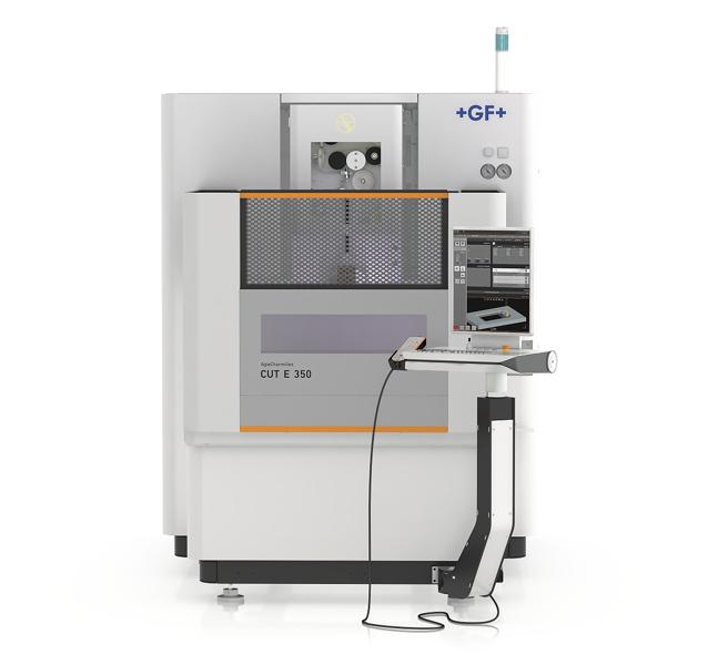 Trådgnistmaskinen GF Machining Solutions CUT E600 vises på SMART industri. Trådgnistmaskinen GF Machining Solutions CUT E600 vises på SMART industri.