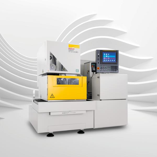 Fanuc Robocut C400iC er en multifunksjonell trådgnistmaskin som blant annet er utstyrt med automatisk trådtreing. Fanuc Robocut C400iC er en multifunksjonell trådgnistmaskin som blant annet er utstyrt med automatisk trådtreing.