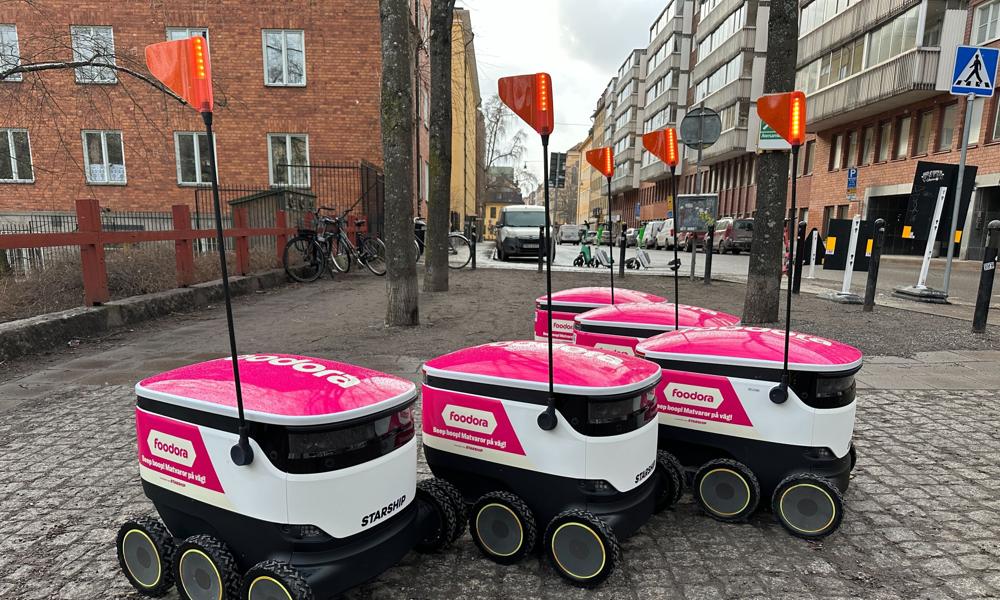 En flotta med 15 robotar ska ska leverera Foodora-varor inom ett område som omfattar 160 000 invånare. En flotta med 15 robotar ska ska leverera Foodora-varor inom ett område som omfattar 160 000 invånare.