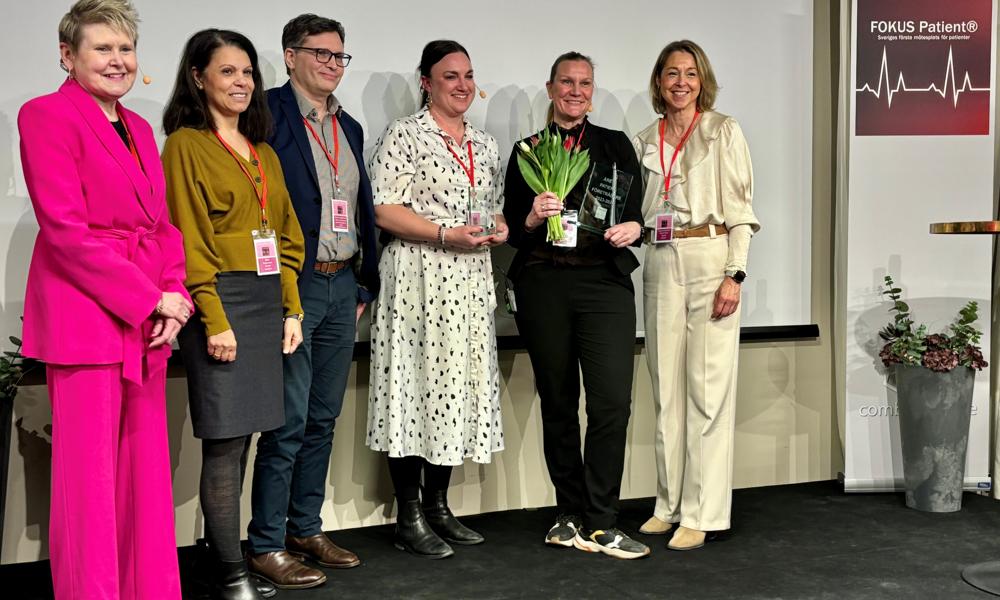 Penilla Gunther (grundare av Fokus Patient), jurymedlem Billie Pettersson (Head Market Access Sanofi), jurymedlem Samuel Lagercrantz (chefredaktör Medtech Magazine/Life Science Sweden), Therese Leijon (generalsektreterare Ung Cancer), Åsa Konradsson-Geuken (ordförande Schizofreniförbundet), jurymedlem Jessica Lundström ( Director Market Access Bristol-Myers-Squibb). Penilla Gunther (grundare av Fokus Patient), jurymedlem Billie Pettersson (Head Market Access Sanofi), jurymedlem Samuel Lagercrantz (chefredaktör Medtech Magazine/Life Science Sweden), Therese Leijon (generalsektreterare Ung Cancer), Åsa Konradsson-Geuken (ordförande Schizofreniförbundet), jurymedlem Jessica Lundström ( Director Market Access Bristol-Myers-Squibb).