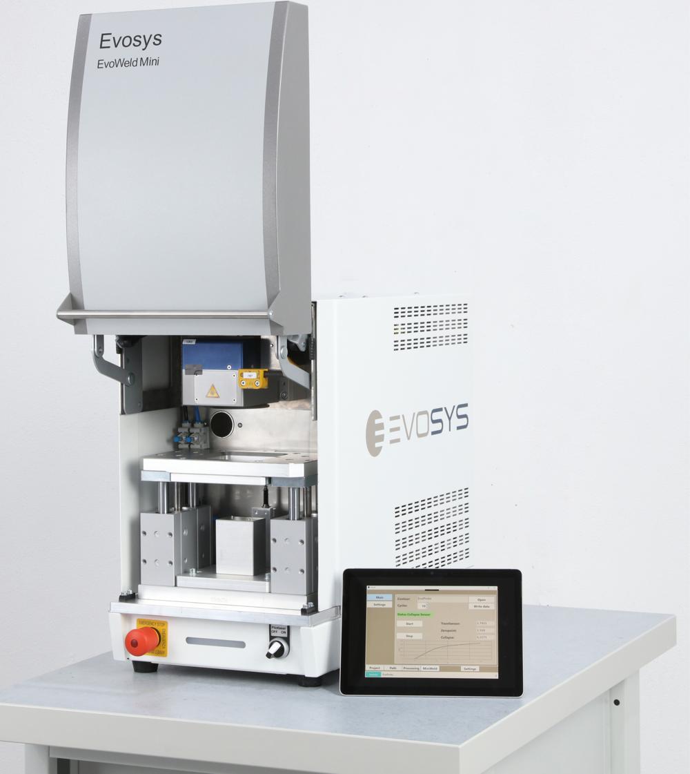 Plastsvetsmaskinen EvoWeld Mini. Plastsvetsmaskinen EvoWeld Mini.