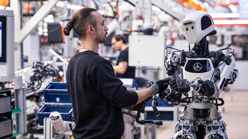 Roboten Apollo har tagits fram av företaget Apptronik. Roboten Apollo har tagits fram av företaget Apptronik.