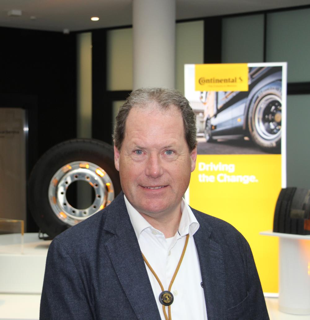 Georg Nielsen, adm. direktør i Continental Dæk Danmark. Georg Nielsen, adm. direktør i Continental Dæk Danmark.