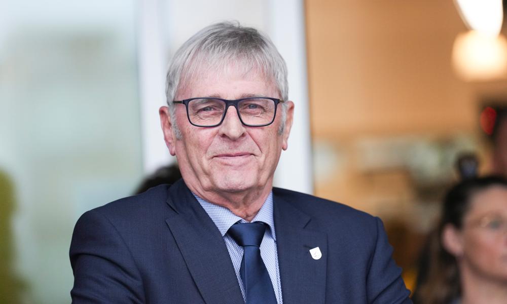 Koldings borgmester Knud Erik Langhoff fra de konservative. Koldings borgmester Knud Erik Langhoff fra de konservative.