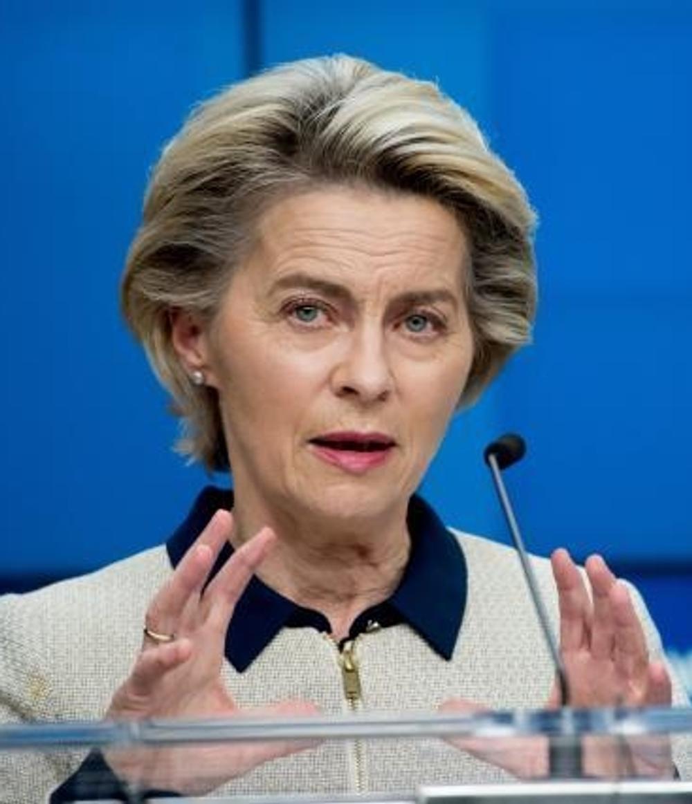 Ikke fornøyd: EU-kommisjonsleder Ursula Von der Leyen er ikke fornøyd med Donald Trumps tollpolitikk. Ikke fornøyd: EU-kommisjonsleder Ursula Von der Leyen er ikke fornøyd med Donald Trumps tollpolitikk.