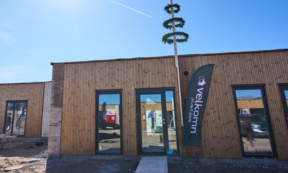 Lysholm Have i Haslev med 153 boliger er Velkomns første nybyggeri. Lysholm Have i Haslev med 153 boliger er Velkomns første nybyggeri.