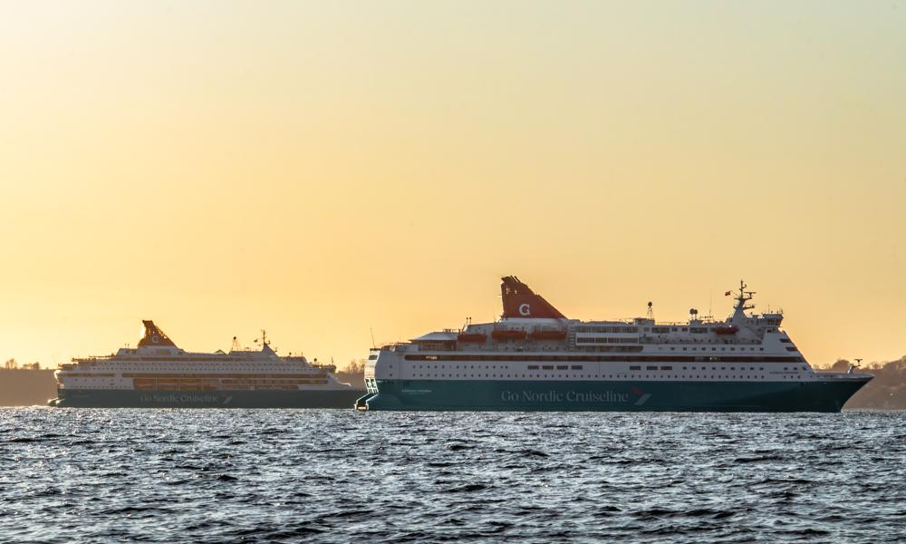 'Nordic Pearl' var på vej fra et længere værftsophold i Landskrona, hvor yder- og inderside har fået nyt look. 'Nordic Pearl' var på vej fra et længere værftsophold i Landskrona, hvor yder- og inderside har fået nyt look.